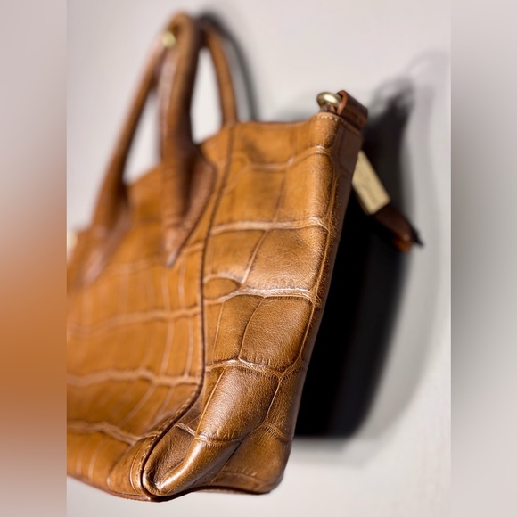 FOLEY & CORRINA Croc-Embossed Handbag - Picture 6 of 6